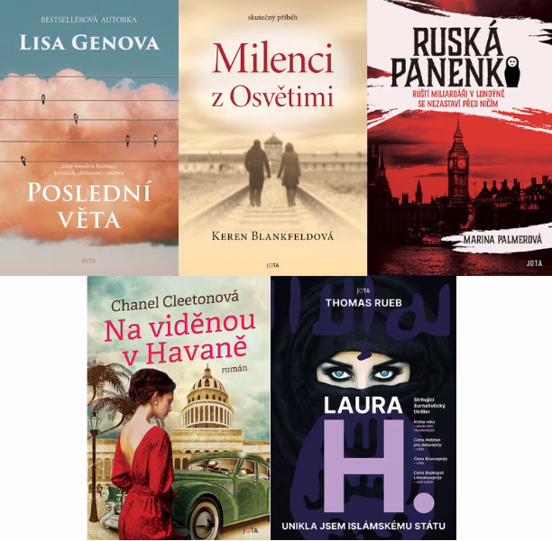 Soutěž o 5 strhujících románů z Nakladatelství Jota