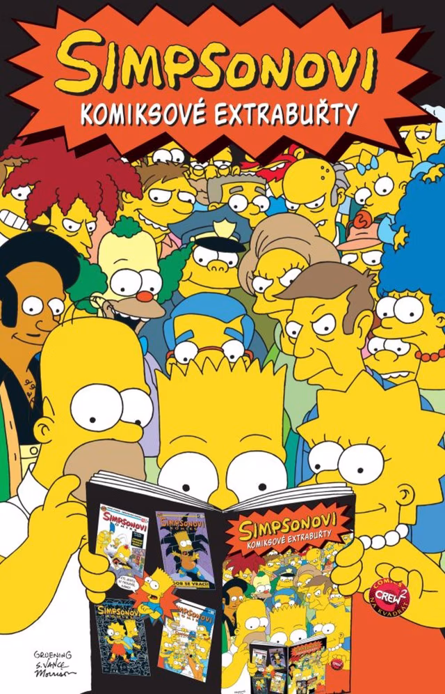 Soutěž o 5 knih Simpsonovi: Komiksové extrabuřty