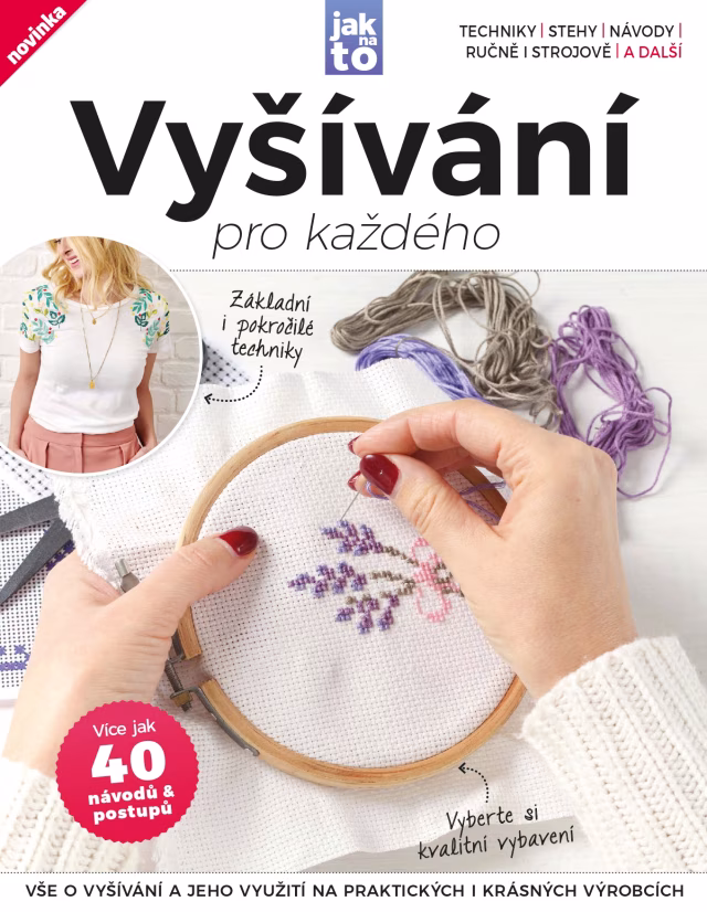 Soutěž o 5 knih Vyšívání pro každého